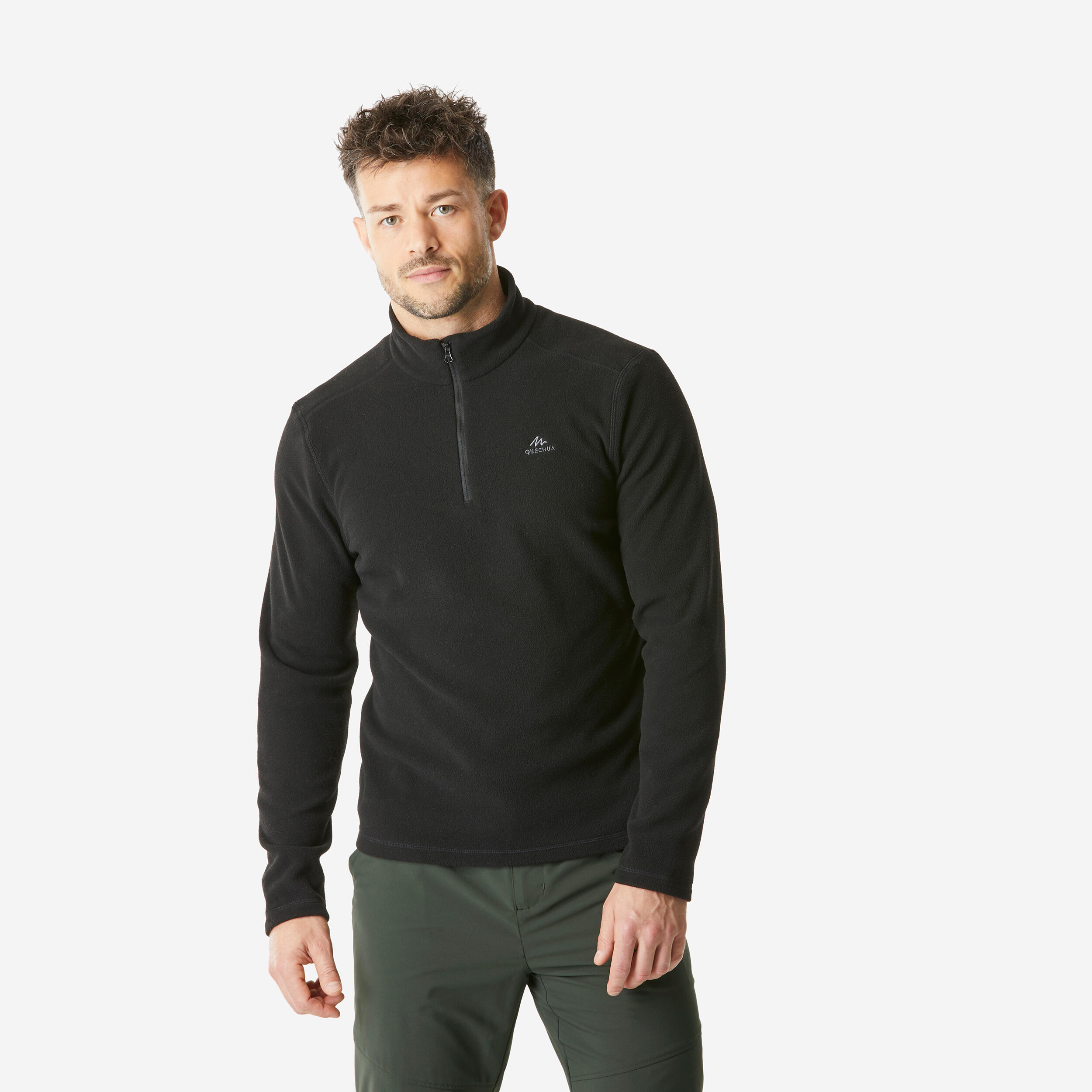 男款 QUECHUA MH100 刷毛上衣
